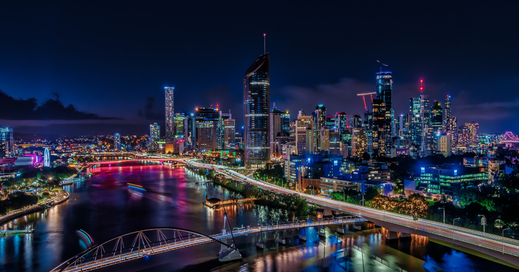 Brisbane city lights