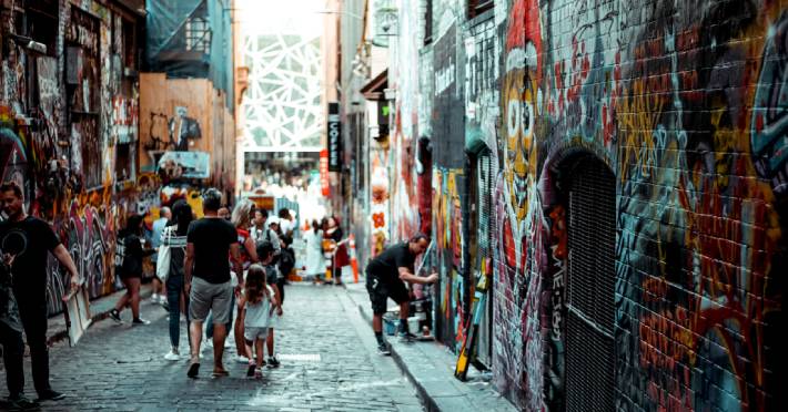 Melbourne Laneway Graffiti